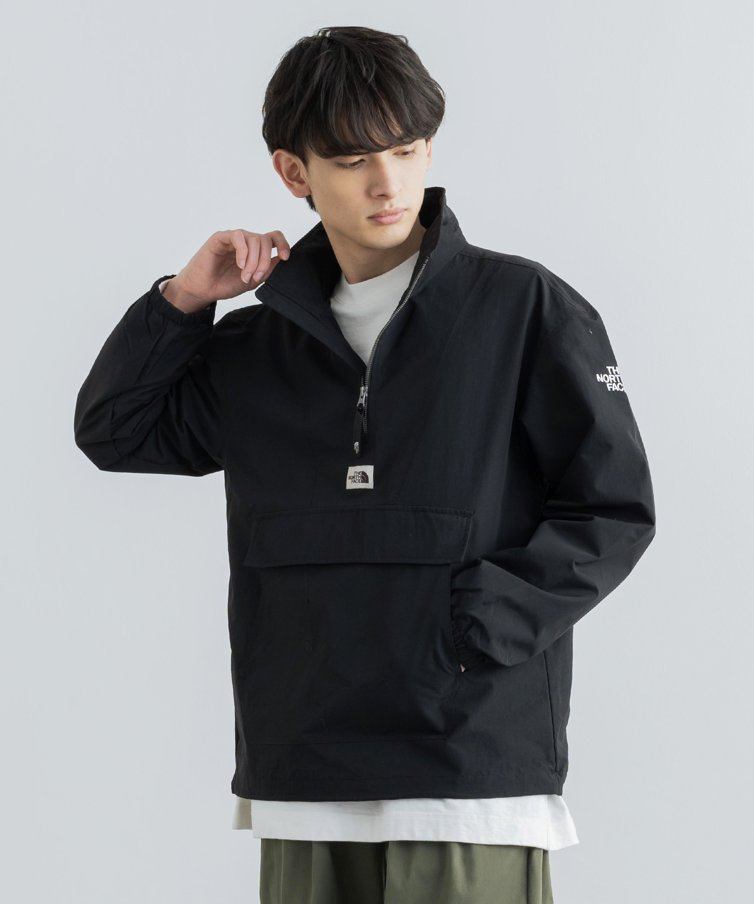 THE NORTH FACE ザ・ノースフェイス 韓国 CAMPER ANORAK アノラックパーカー メンズ レディース プルオーバー  ライトアウター ウイン