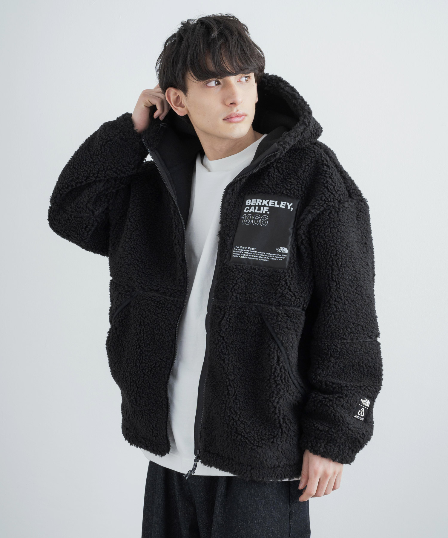 THE NORTH FACE ノースフェイス 韓国 WHITE LABEL ホワイトレーベル LYMAN FLEECE HOODIE メンズ  レディース ボアジ