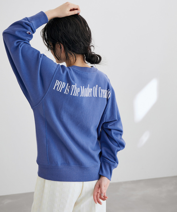 Champion for ADAM ET ROPE'別注 LOGO SWEAT