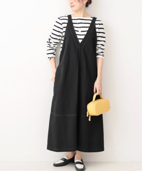 イエナ Iena 予約 ポプリンvネックデザインワンピース Magaseek