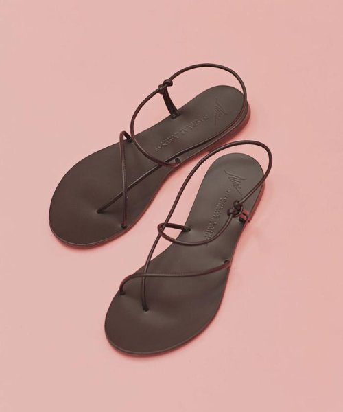 Nicolas Lainas フラットレザーサンダル ナノ ユニバース Nano Universe Magaseek