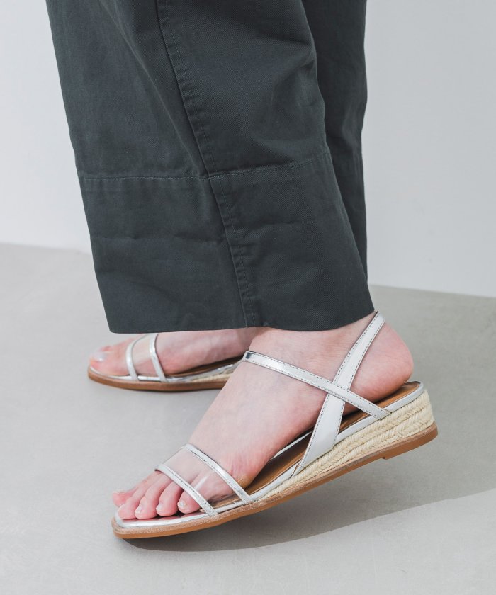 クリア サンダル シルバーの人気商品 通販 価格比較 価格 Com