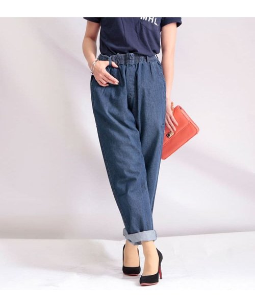 大きいサイズ レディース ビッグサイズ デニムシェフパンツ ゴールドジャパン Gold Japan Magaseek