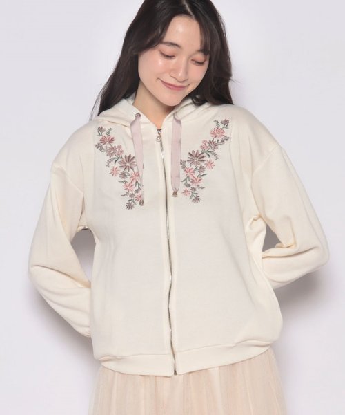 花刺繍パーカー アクシーズファム Axes Femme Magaseek