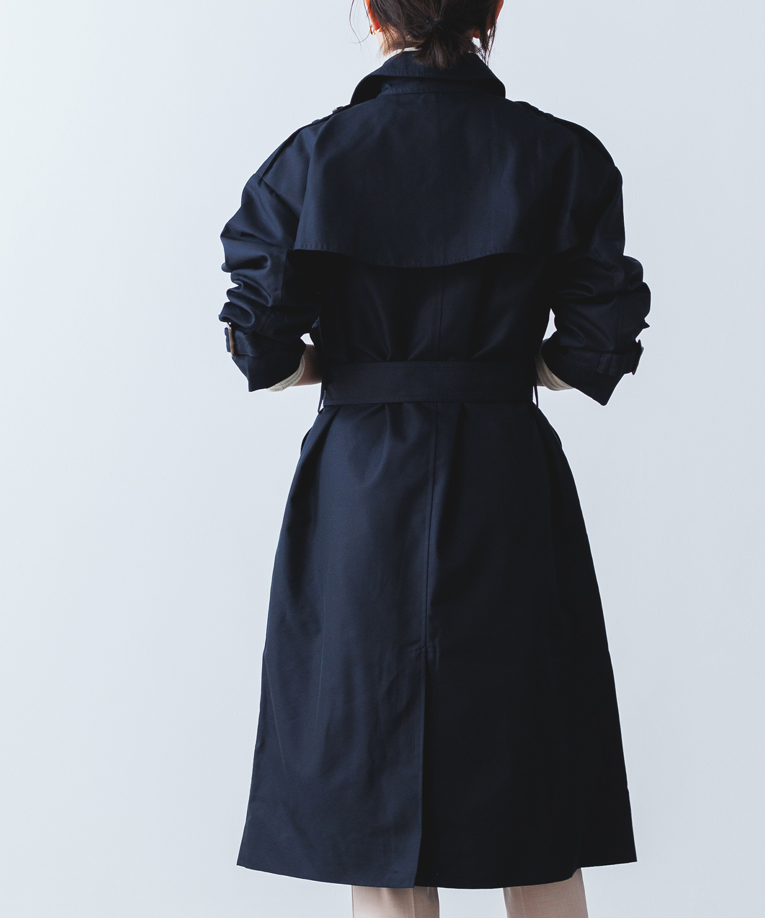 トレンチコート(ブルー・ネイビー・青色)のファッション通販 - MAGASEEK