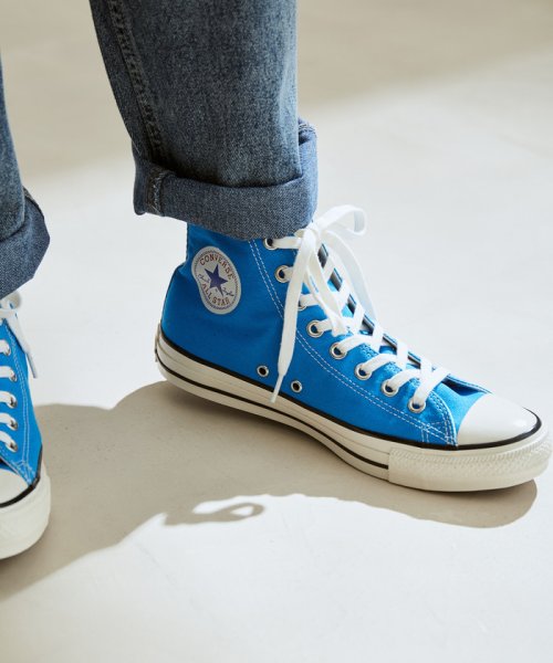 VIS(ビス)/【WEB限定】【CONVERSE】ALL STAR US COLORS HI/ブルー（44）