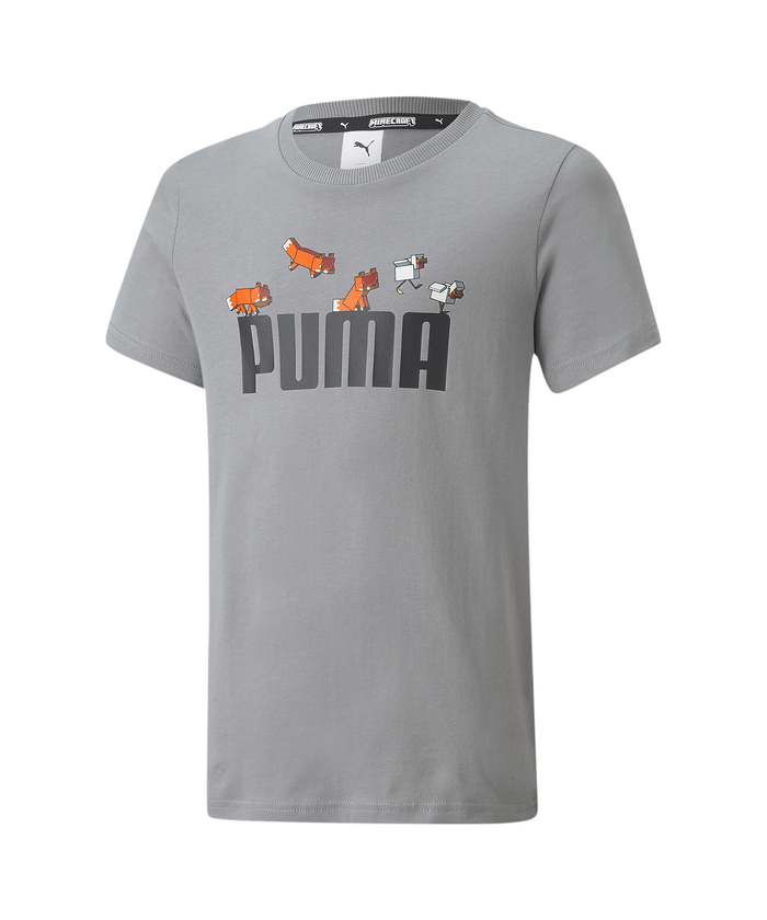 キッズ ボーイズ Puma X Minecraft グラフィック 半袖 Tシャツ 104 152cm プーマ Puma Magaseek