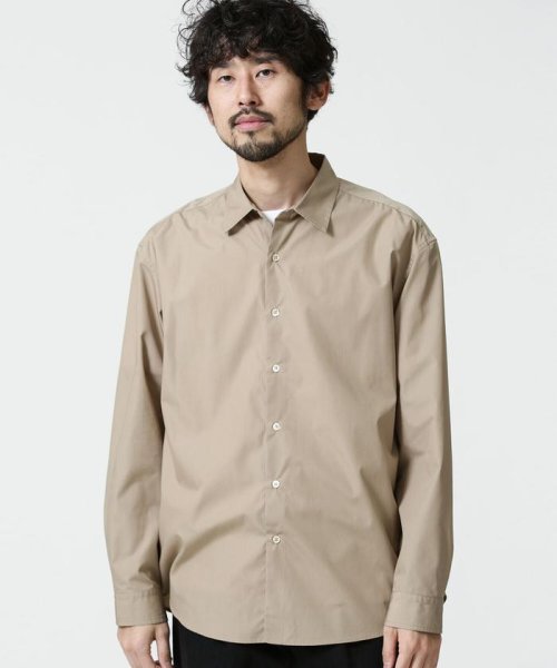 ナノ ユニバース Nano Universe クイックドライレギュラーカラーリラックスシャツ Magaseek