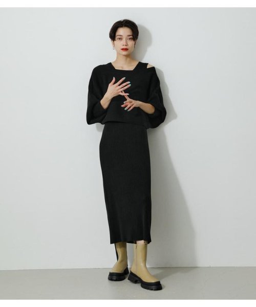 Layered Set Knit Onepiece アズールバイマウジー Azul By Moussy Magaseek