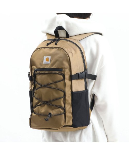 Carhartt WIP(カーハートダブルアイピー)/【日本正規品】カーハート リュック Carhartt WIP バックパック DELTA BACKPACK A4 17.7L 防水 ナイロン 通学 I027538/ベージュ系1