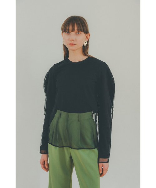 セール】MESH LAYERED COMPACT TOPS(504515107) | クラネ(CLANE 