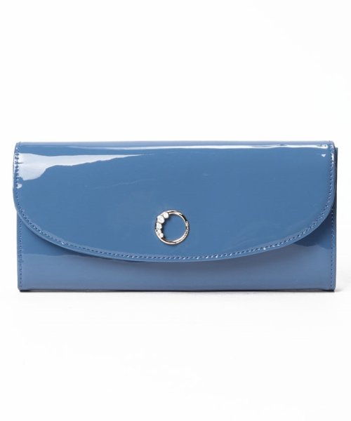 LANVIN en Bleu(BAG)(ランバンオンブルー（バッグ）)/レヴール ギャルソン長財布/ブルー
