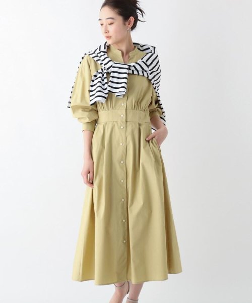 セール Oc オーガニックコットンタイプライター シャツワンピース オペークドットクリップ Opaque Clip Magaseek