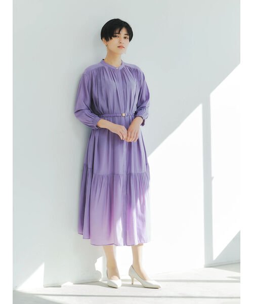 ベルト付きギャザーワンピース イェッカ ヴェッカ Yecca Vecca Magaseek ベルト付きギャザーワンピース イェッカ ヴェッカ Yecca Vecca Magaseek