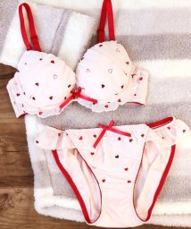 fran de lingerie(フランデランジェリー)/Pure Love ピュアラブ ブラ＆ショーツ B65－F75カップ/ピンク