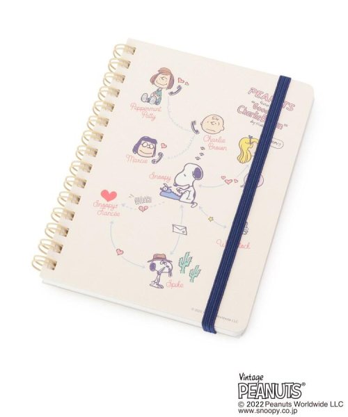 Snoopy Wリングノートa6 相関図2 ワンズテラス One Sterrace Magaseek
