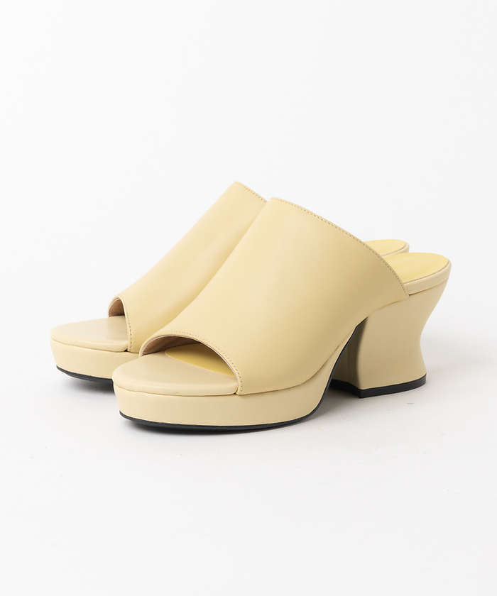 AuBANNISTER プラットフォーム厚底サンダル クリーム S AuBANNISTER プラットフォーム厚底サンダル クリーム S