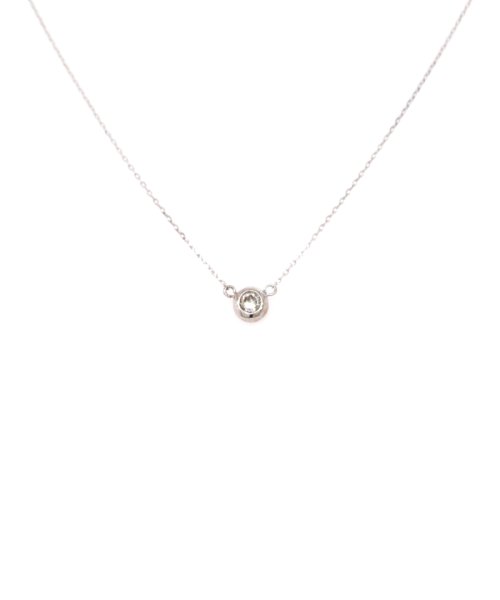 Gems by K(ジェムズ　バイ　ケー)/0.2ct天然ダイヤモンド プチペンダント 【Gems by K】 0.2ct Diamond Pendant Necklace/プラチナ