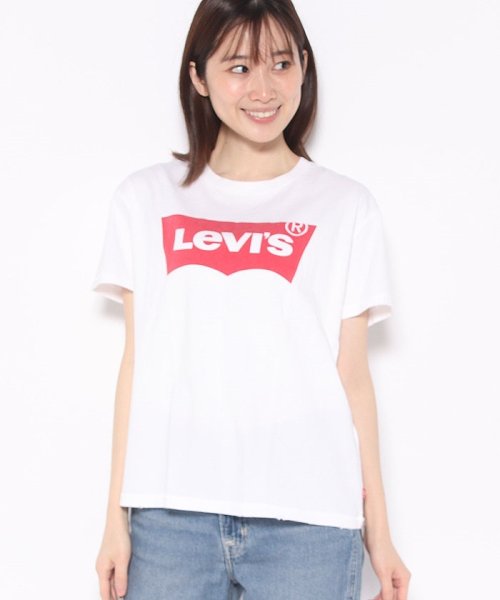 LEVI’S OUTLET(リーバイスアウトレット)/SS VINTAGE AUTHENTIC TEE VINTAGE BW TSQ WHITE+/ナチュラル