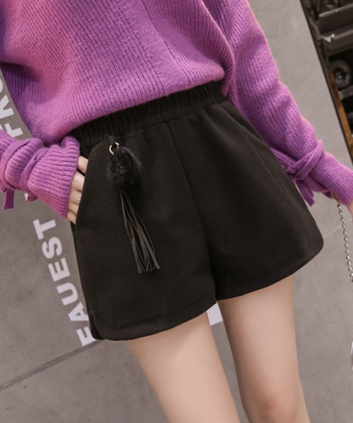 セール ショートパンツ ミニ丈 レディース ショーパン ハーフパンツ ボトムス パンツ 秋 冬 トレンド ウエストゴム ショッピングゴー Shoppinggo Magaseek