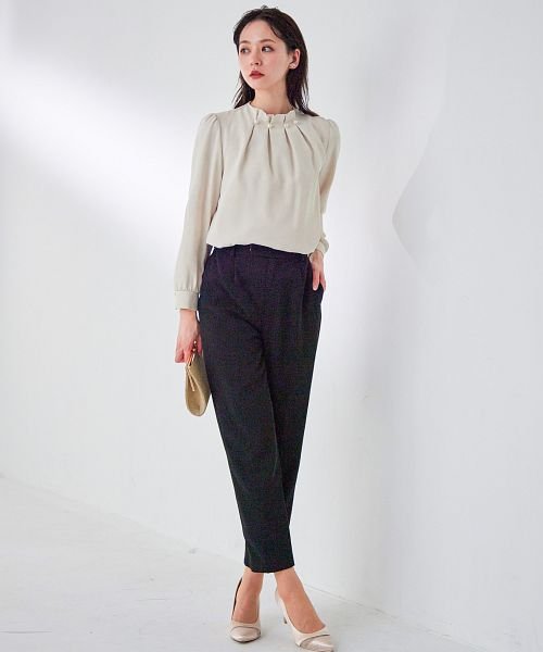 セレモニースーツ セットアップ レディース パール タック パンツ ドレス スーツ 大きいサイズ 入園式 卒園式 入学式 卒業式 ママ 母 服 セットアップ 同 D1421522606(10940円)