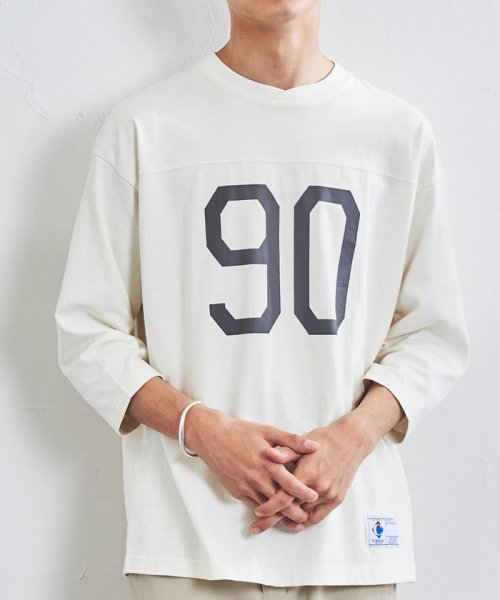 ナンバリングフットボール7分袖tシャツ コーエン Coen Magaseek