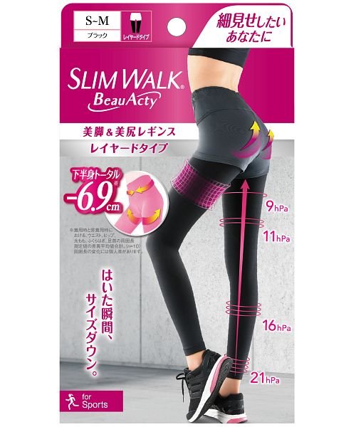 SLIM WALK(スリムウォーク)/スリムウォーク美脚美尻レギンスSM/その他