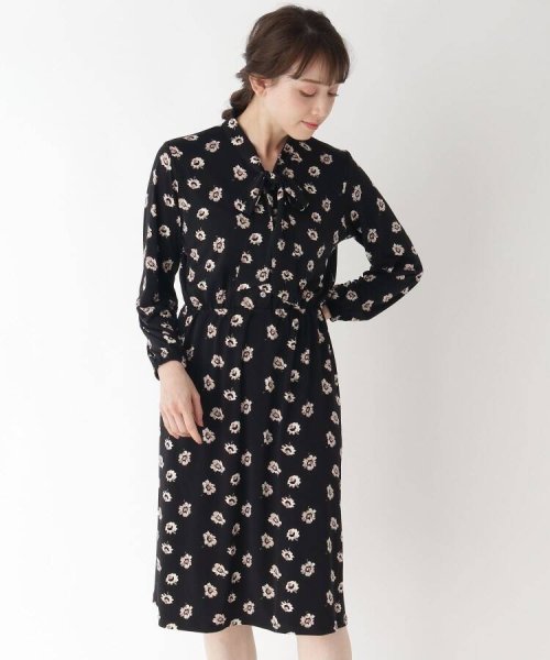 洗える アーカイブフラワーヘッド柄 ワンピース ローラアシュレイ Laura Ashley Magaseek