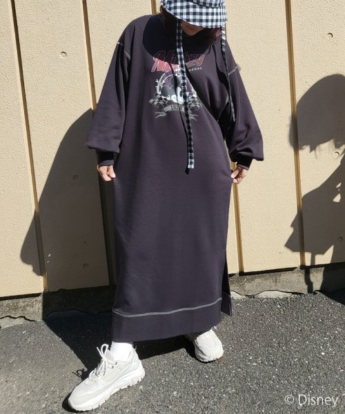 ディズニー ミッキー ミニー 裏毛ステッチワンピース Web限定 ビザビ Vis A Vis Magaseek