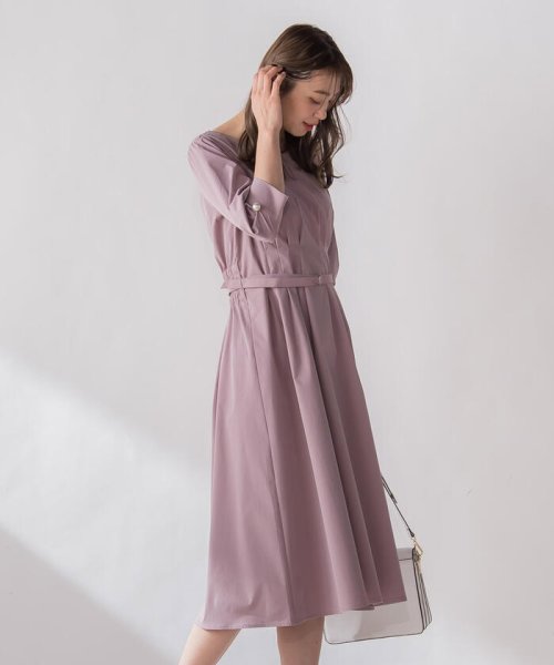 ウエストタックパールワンピース 洗濯機で洗える レディースファッション 阪急百貨店公式通販 Hankyu Fashion