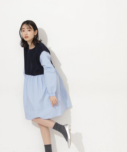 ドッキングミニワンピース ナチュラルビューティーベーシック Natural Beauty Basic Magaseek