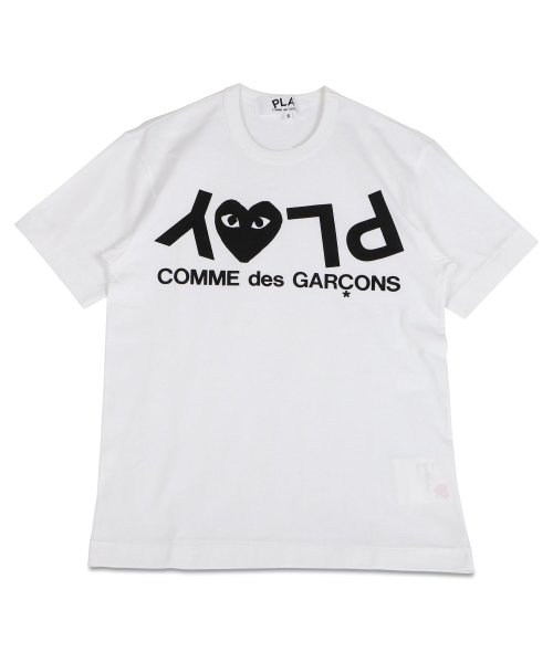 プレイ コムデギャルソン PLAY COMME des GARCONS Tシャツ 半袖 メンズ ブラックハート ロゴ PLAY LOGO T－SHIRT  T06(504529378) | コムデギャルソン(COMMEdesGARCONS) - MAGASEEK