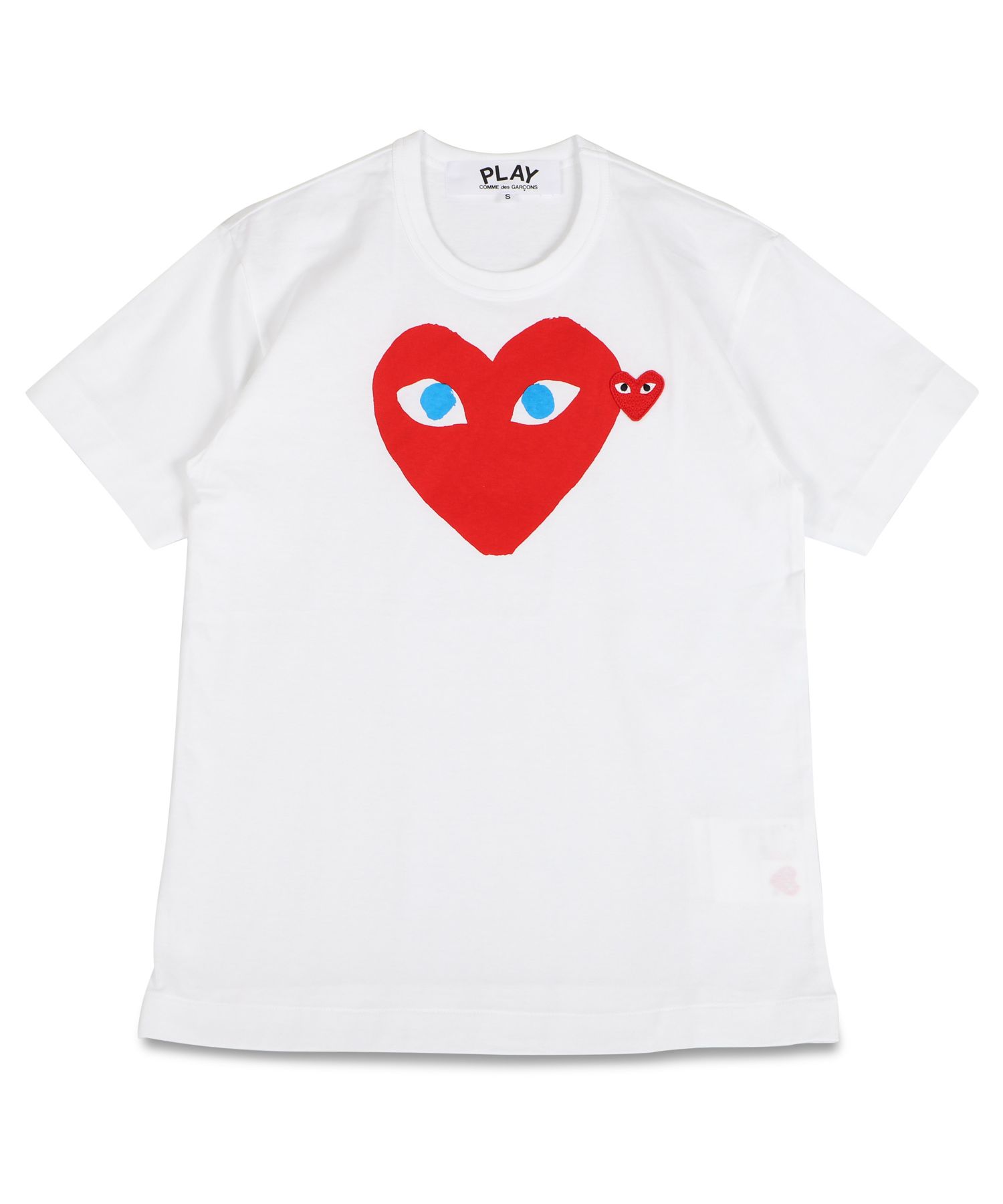 プレイ コムデギャルソン PLAY COMME des GARCONS Tシャツ 半袖 メンズ レッドハート ロゴ RED HEART PLAY  T－SHIRT