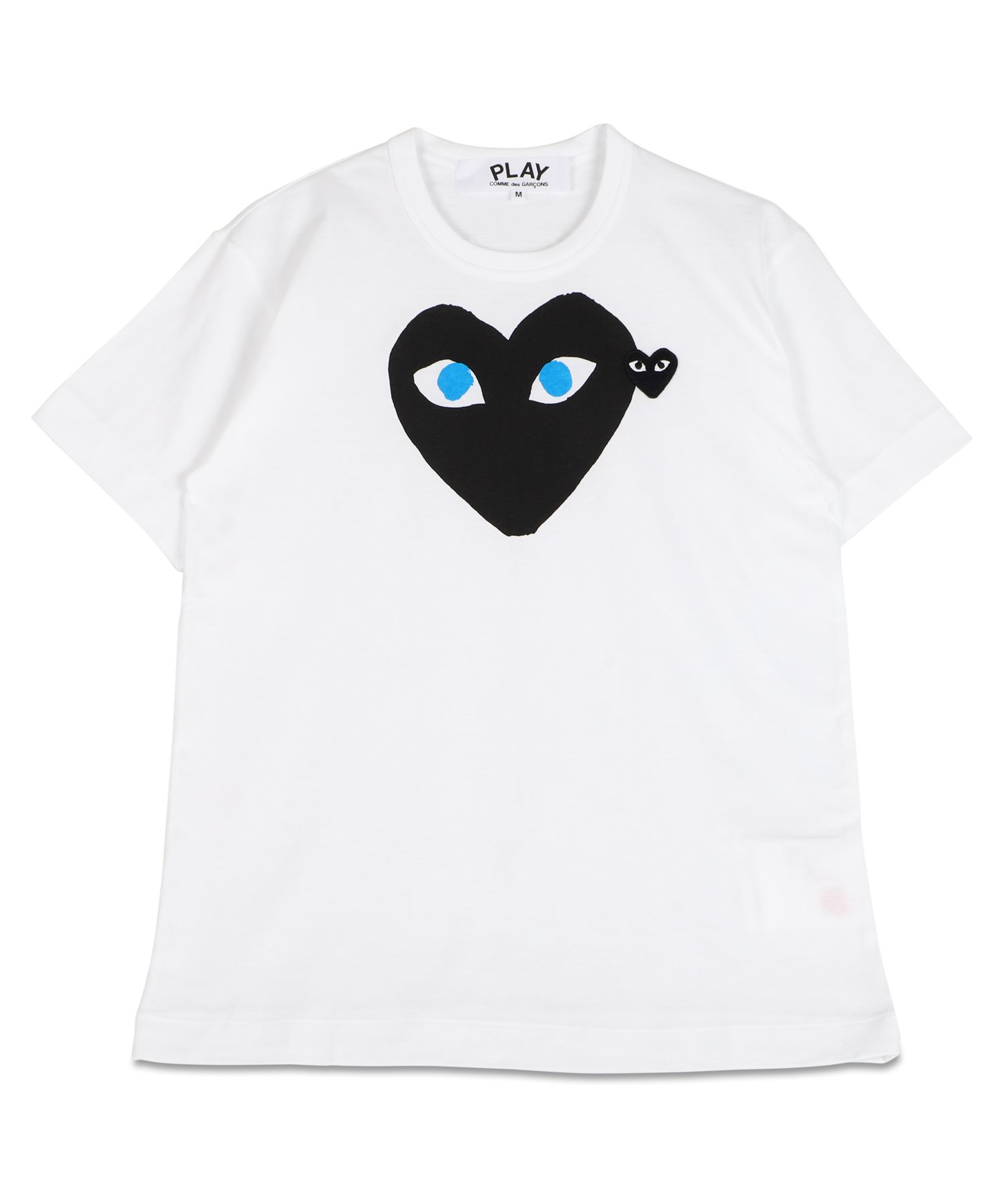 プレイ コムデギャルソン PLAY COMME des GARCONS Tシャツ 半袖 メンズ ブラックハート ロゴ BLACK HEART PLAY  T－SH