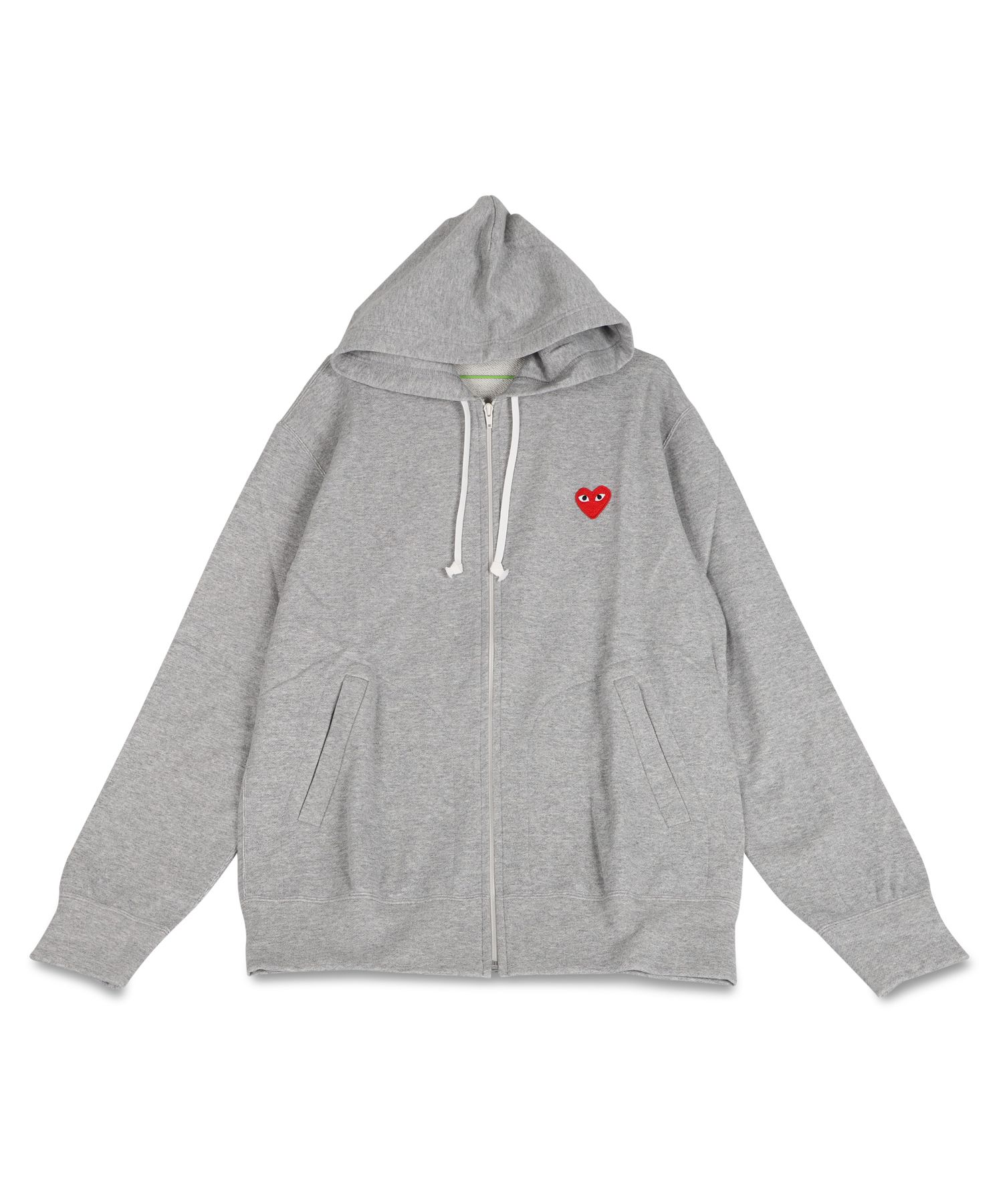 プレイ コムデギャルソン PLAY COMME des GARCONS パーカー スウェット フーディー メンズ ジップアップ RED HEART  PLAY Z