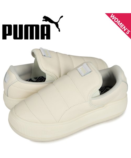 Puma プーマ スウェード マユ スニーカー スリッポン レディース 厚底 スエード Suede Mayu Slip On Leather 02 プーマ Puma Magaseek