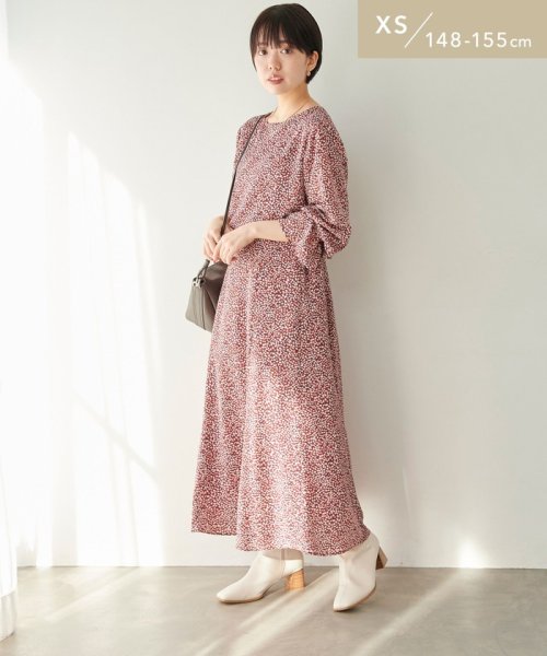 セール Web限定 Xs H148 155cm フラワー プリント ワンピース 花柄 グリーンレーベルリラクシング Green Label Relaxing Magaseek