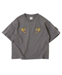 devirock(デビロック)/デビラボ BIG半袖Tシャツ/チャコールグレー