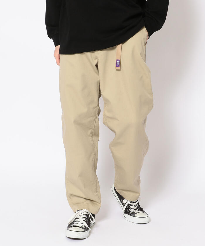 THE NORTH FACE PURPLE LABEL/ノースフェイス　Stretch Twill Wide Tapered Pants　 ストレッチツイルワイド