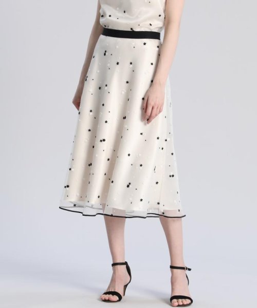 マーリエ パー エフデ Maglie Par Ef De 19号 エンブロイダリーレーススカート Maglie White Magaseek