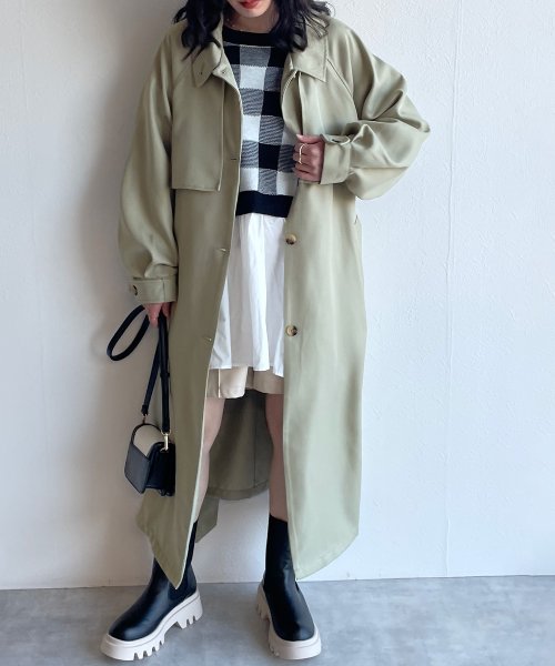 セール 2wayトレンチコート ダブルクローゼット W Closet Magaseek