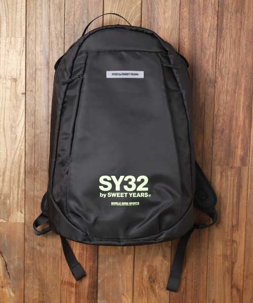 ar/mg(エーアールエムジー)/【73】【12155】【SY32 by SWEET YEARS X MICKAEL LINNELL】SATIN BACKPACK/ブラック系1