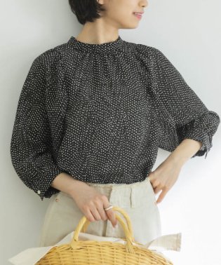 URBAN RESEARCH/ランダムドットボリュームスリーブブラウス/504540215