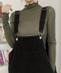 TeddyShop(テディショップ)/レディース シアータートルネックトップス/カーキ