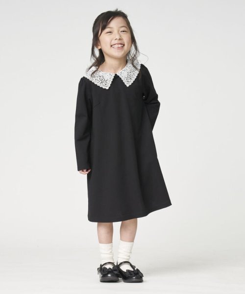 セール レース襟付き ワンピース 100 130cm コムサイズム キッズ Comme Ca Ism Kids Magaseek