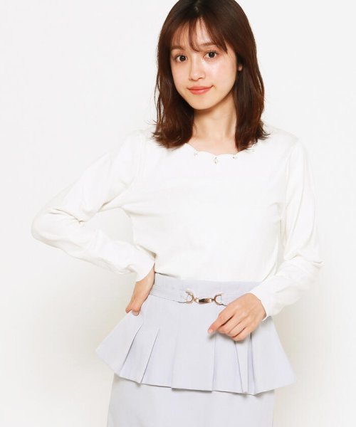 セール スカラ刺繍ビジューニット ミッシュマッシュ Misch Masch Magaseek