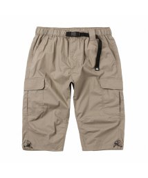 MAC HOUSE(men)(マックハウス（メンズ）)/LOGOS PARK ロゴス パーク ストレッチクロップドパンツ 2133－7364/ベージュ