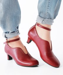 osharewalker(オシャレウォーカー)/『カットデザイン2wayパンプス』/レッド