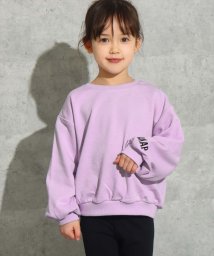 ANAP KIDS(アナップキッズ)/8色展開ミニ裏毛トレーナー/ラベンダー