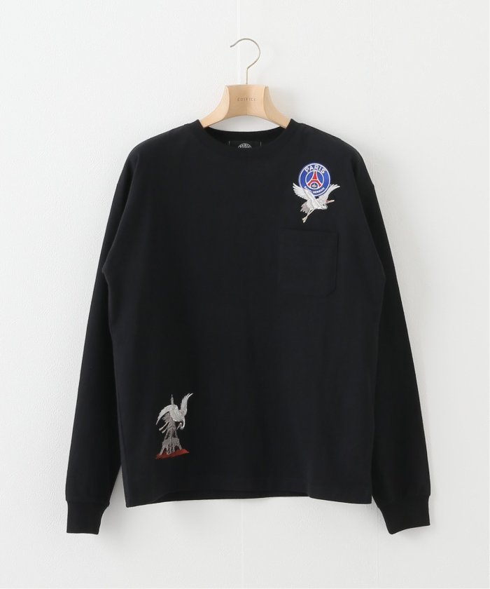 Paris Saint-Germain】鶴刺繍 ロングスリーブTシャツ(504544123